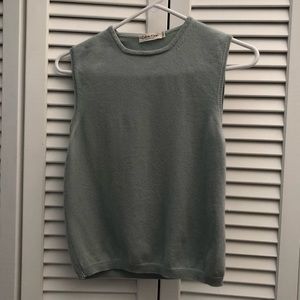 Calvin Klein Cashmere sleeveless roundneck